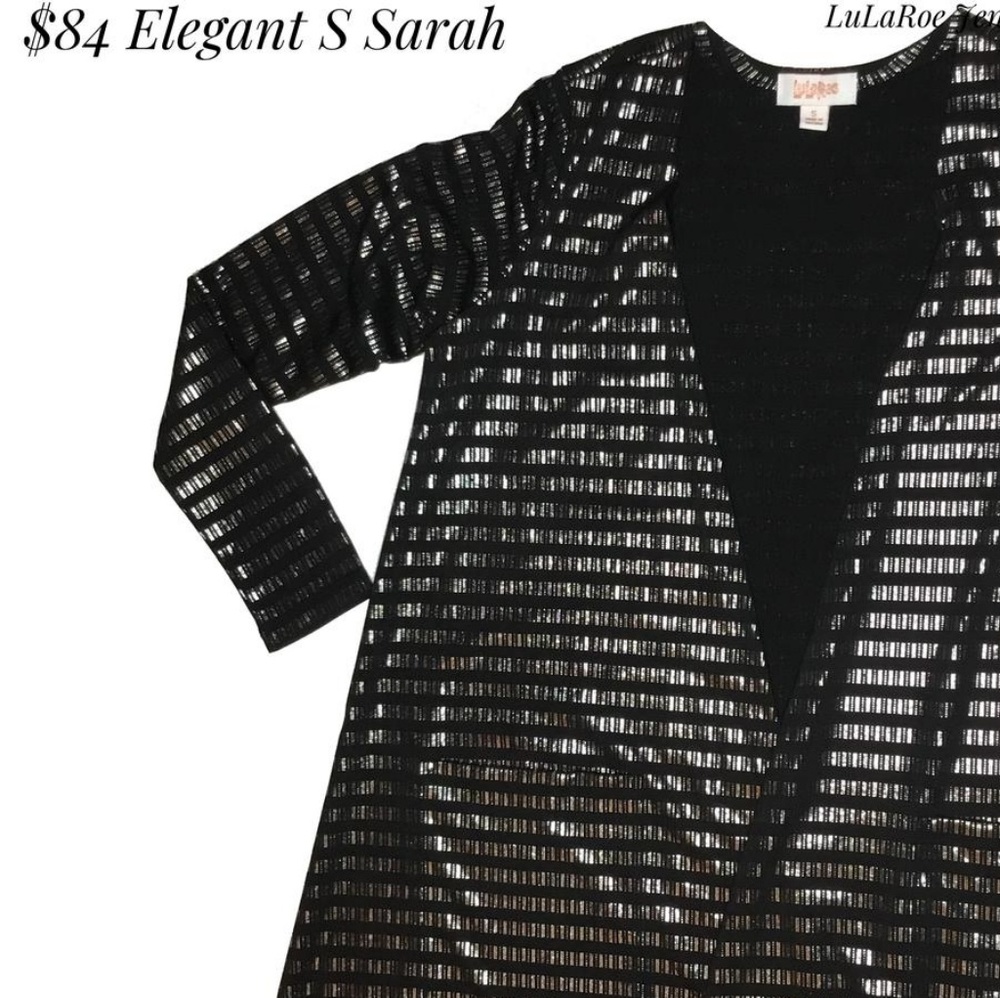 NWT LuLaRoe Elegant Sarah Cardigan S